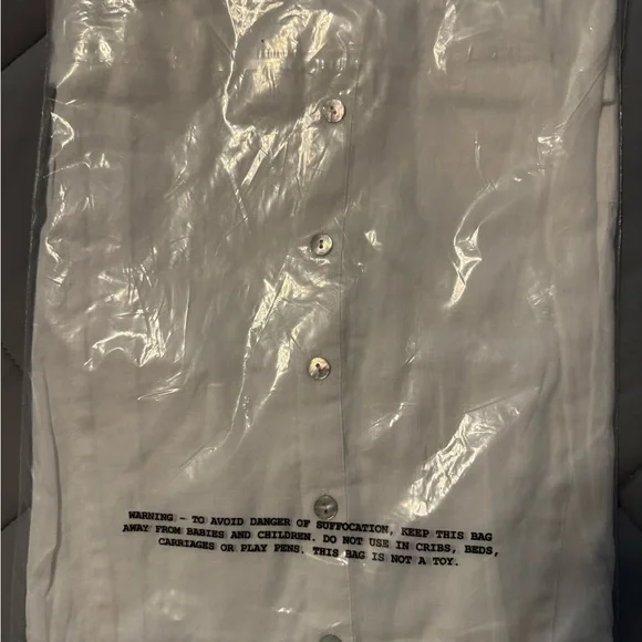 J. Jill NWT White Linen Blouse - Picture 5 of 5